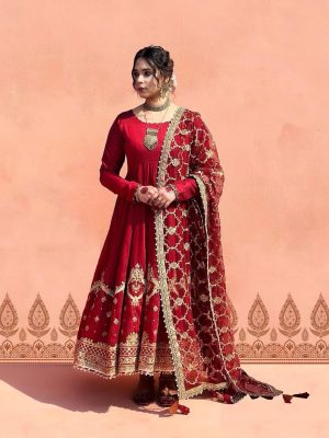 Fancy Red Special Gown Set ZSR3063